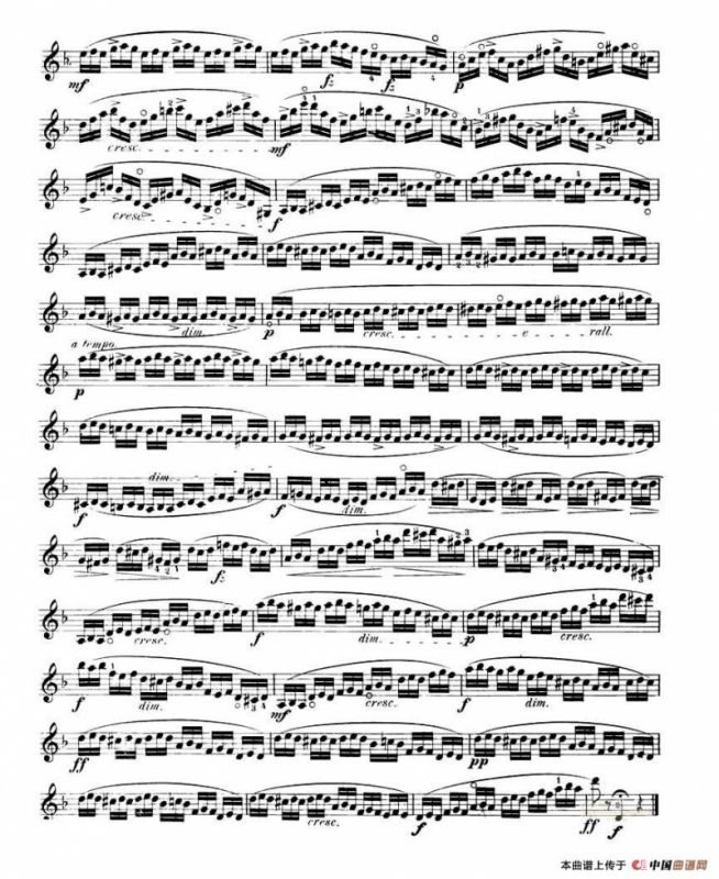 开塞（KAYSER 36首小提琴练习曲之30）