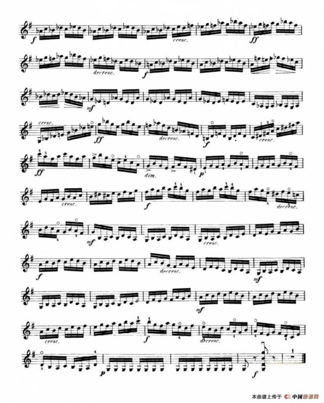 开塞（KAYSER 36首小提琴练习曲之11）