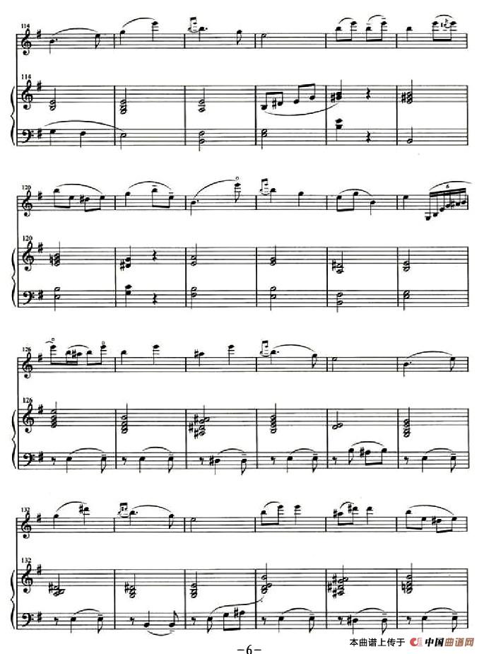 乡土情（小提琴+钢琴伴奏）