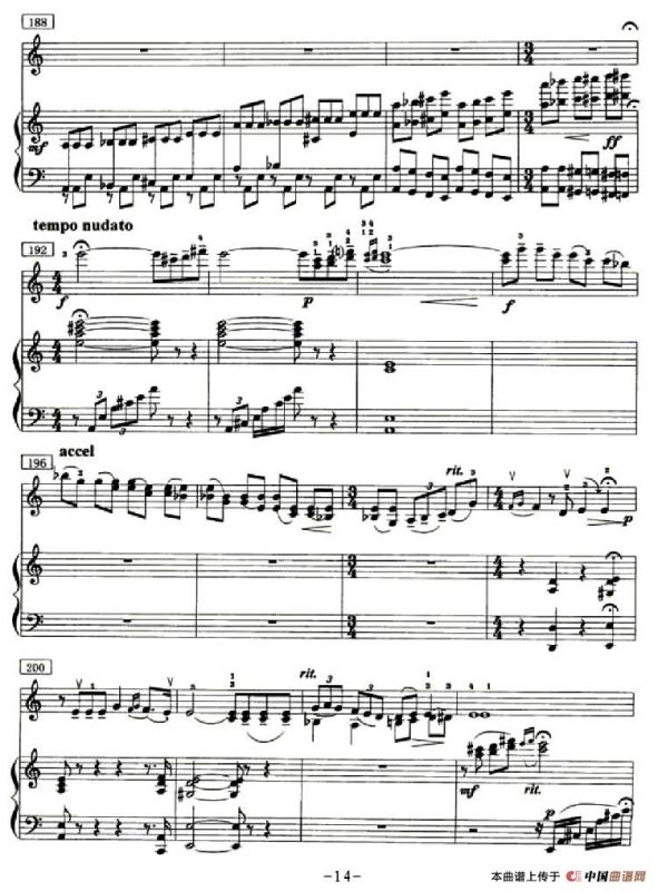 鼓声（小提琴+钢琴）