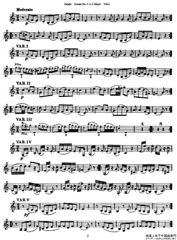 Soata No.6. in C Major