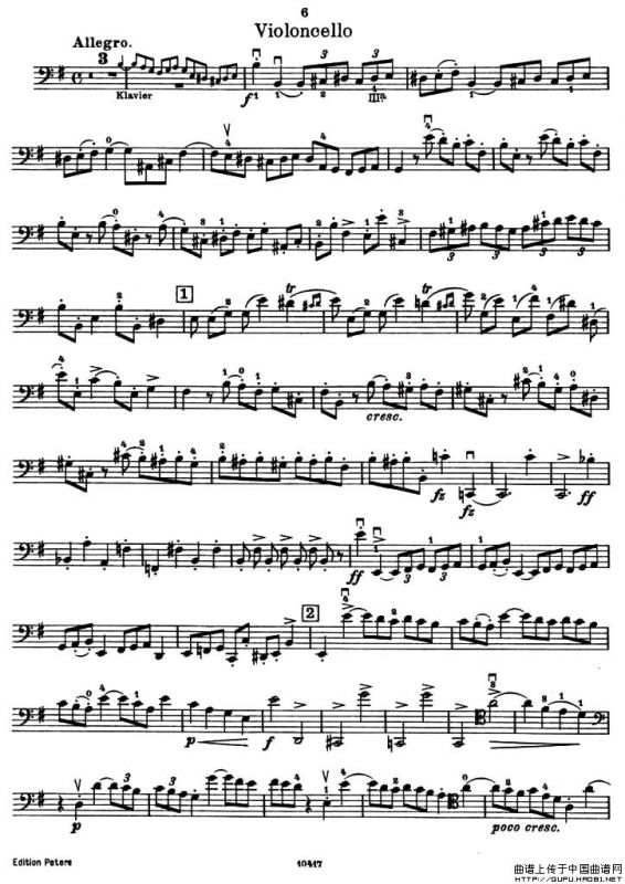 SONATE（大提琴）