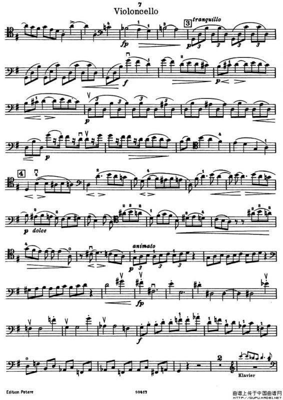 SONATE（大提琴）