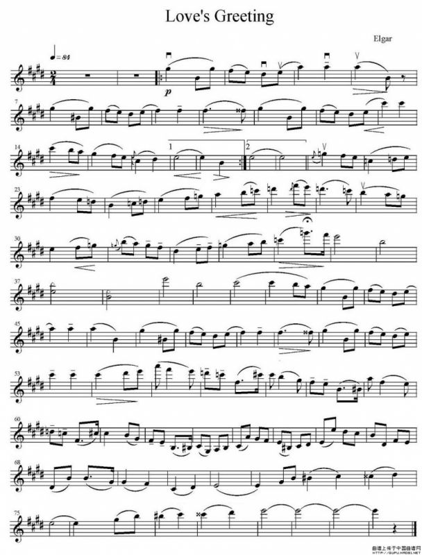 Loves Greeting（爱的致意）