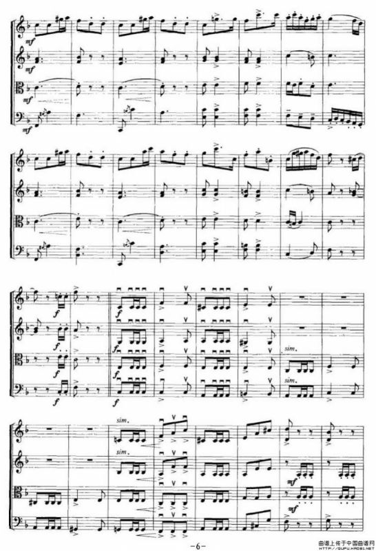 谣趣（弦乐四重奏）