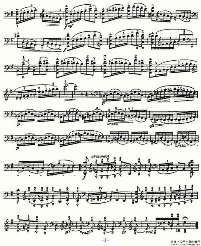 PIATTI 12 Caprices 之12（大提琴）