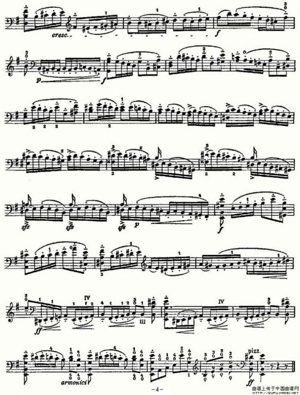 PIATTI 12 Caprices 之12（大提琴）