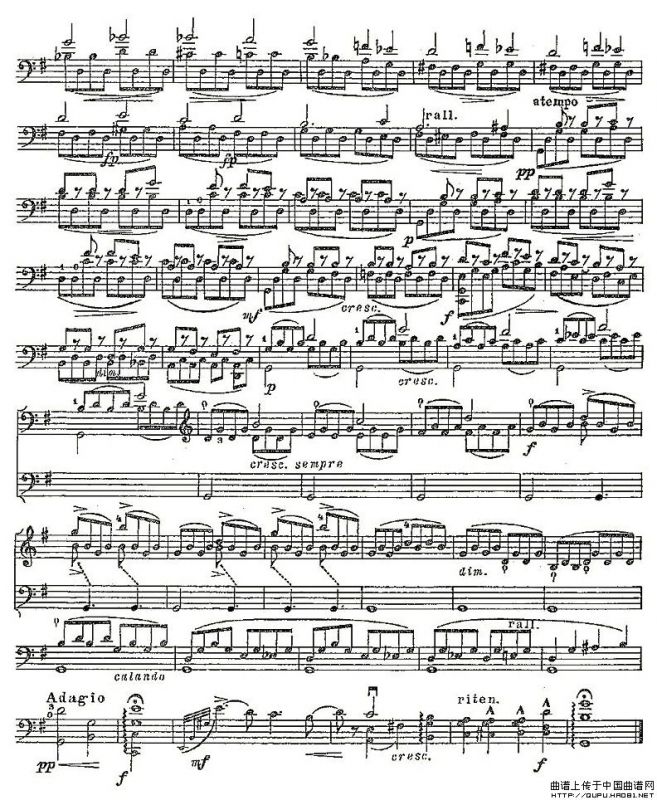 PIATTI 12 Caprices 之11（大提琴）