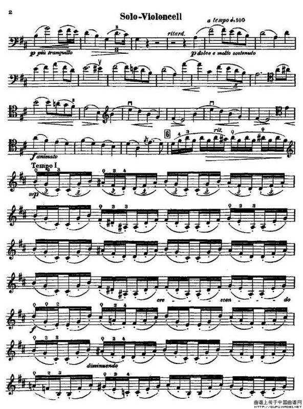 CELLO CONCERTO in B minor（大提琴）