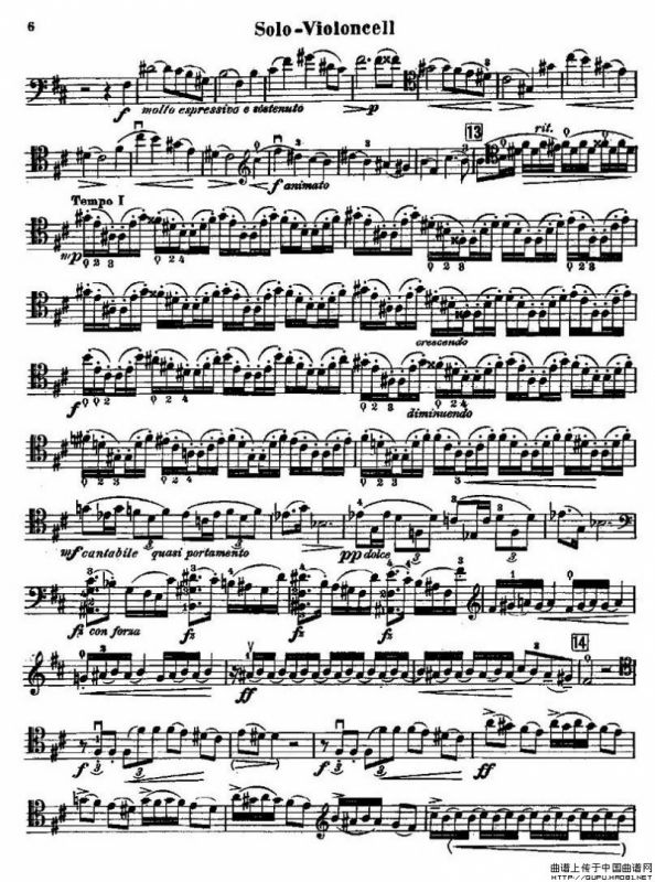 CELLO CONCERTO in B minor（大提琴）