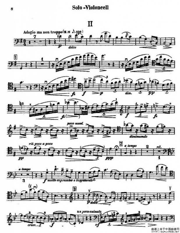 CELLO CONCERTO in B minor（大提琴）