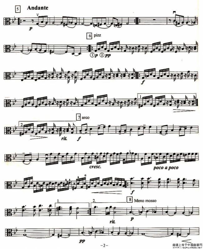 帕萨卡利亚（四重奏之中提琴）