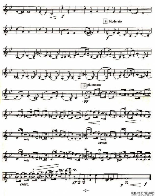 帕萨卡利亚（四重奏之第二小提琴）