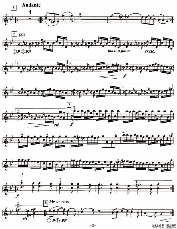 帕萨卡利亚（四重奏之第一小提琴）