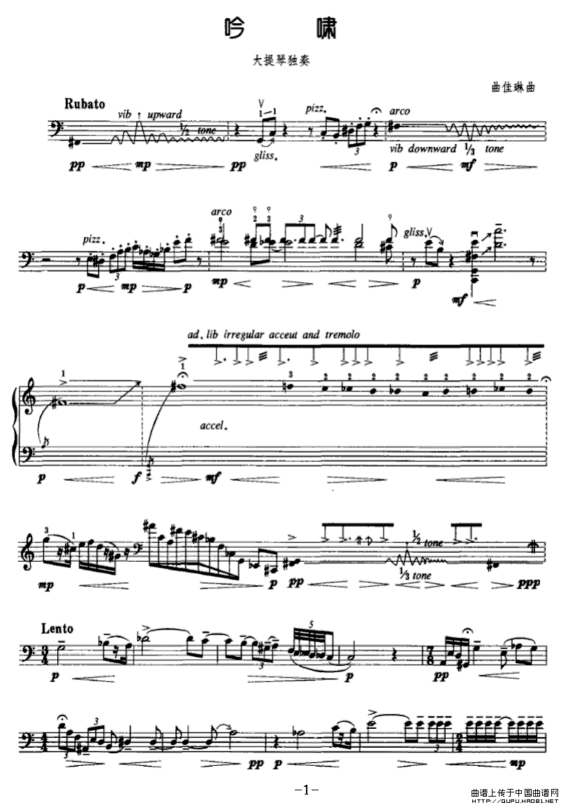 吟啸（大提琴）