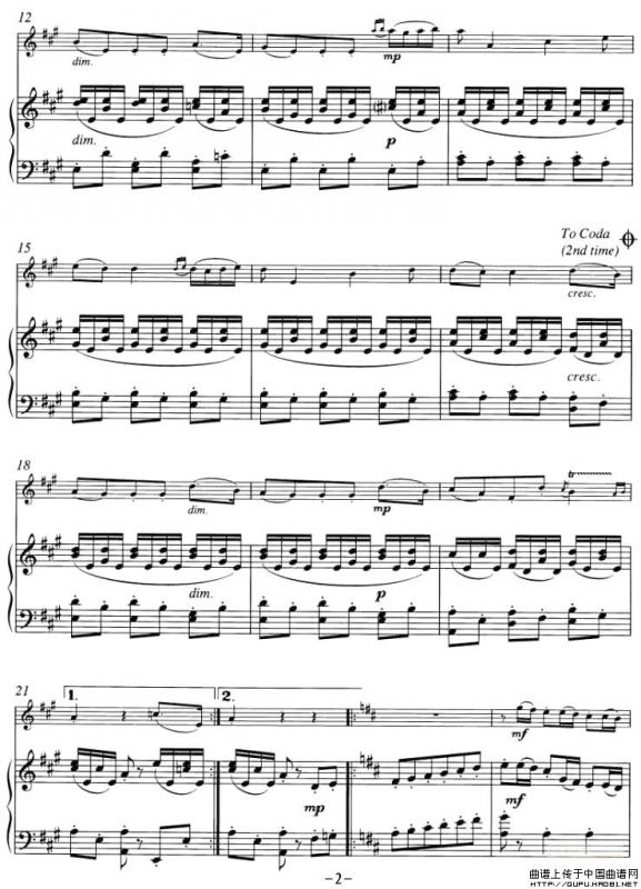 MINUET（小提琴+钢琴）