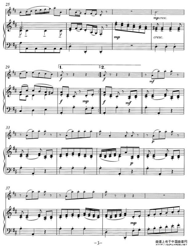 MINUET（小提琴+钢琴）