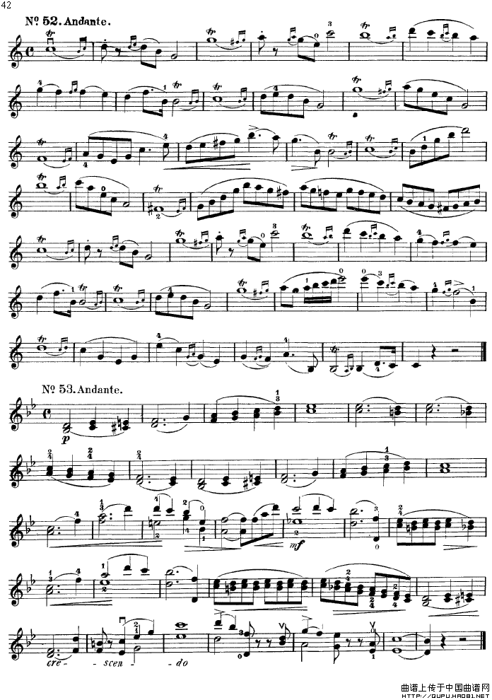 沃尔法特60首练习曲 Op.45（第41-49页）