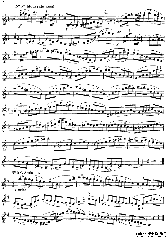 沃尔法特60首练习曲 Op.45（第41-49页）