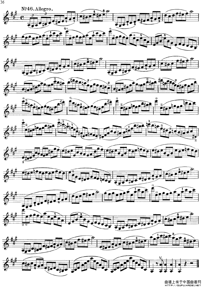 沃尔法特60首练习曲 Op.45（第31-40页）