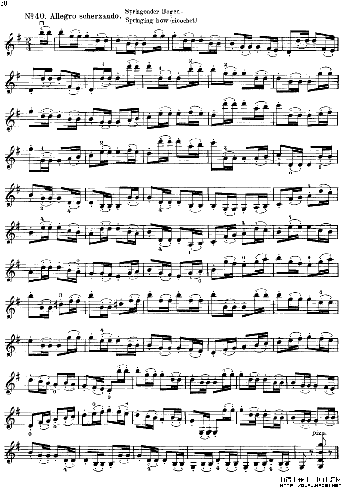 沃尔法特60首练习曲 Op.45（第21-30页）