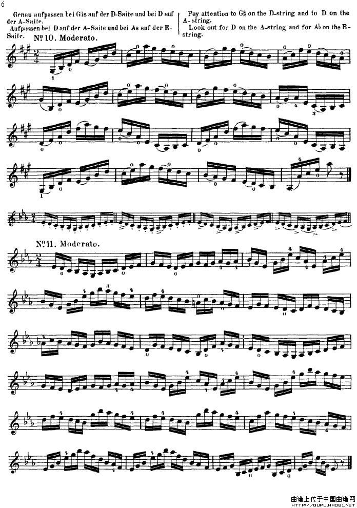 沃尔法特60首练习曲 Op.45（第1-10页）