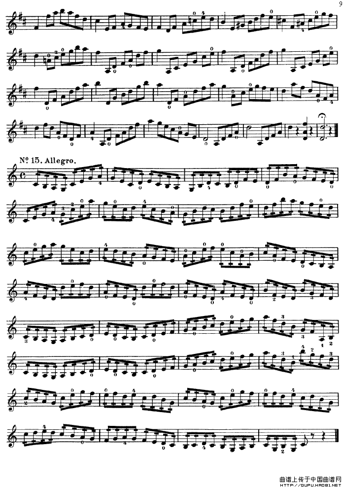 沃尔法特60首练习曲 Op.45（第1-10页）