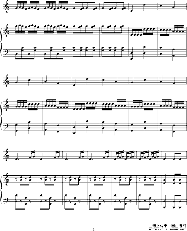 赛马（幸福编配版、小提琴+钢琴）