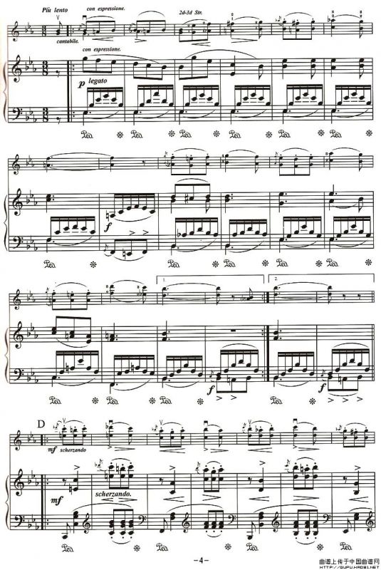 谐谑曲（小提琴+钢琴伴奏）
