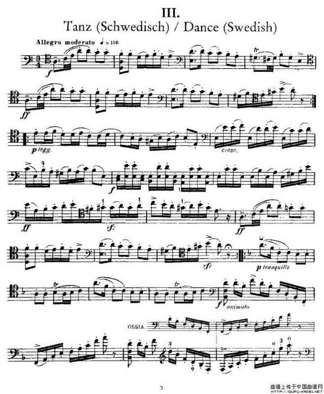 马克斯·布鲁赫 Op70 4首（大提琴）