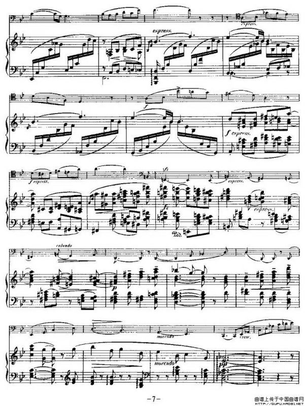 马克斯·布鲁赫 Op70 4首（大提琴+钢琴）