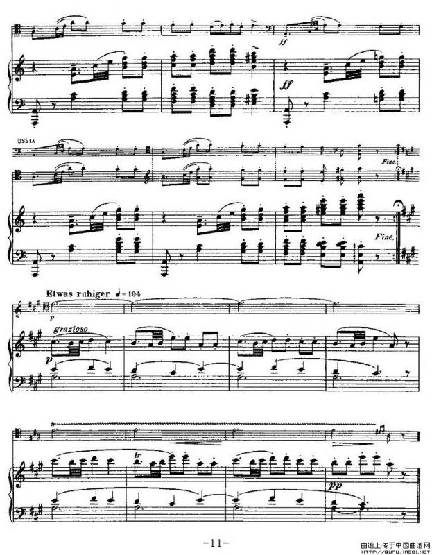 马克斯·布鲁赫 Op70 4首（大提琴+钢琴）