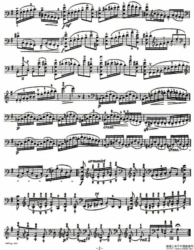 A. Piatti 12 Caprice Op.25（皮阿蒂 12首大提琴随想曲) 第十二）