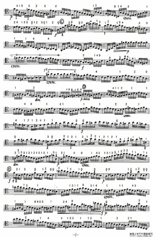 无穷动（大提琴谱）