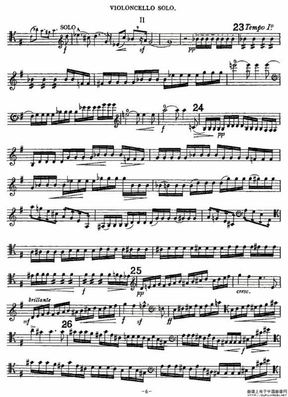 Edward Elgar Concerto e Minor Op85 For Cello（Cel）