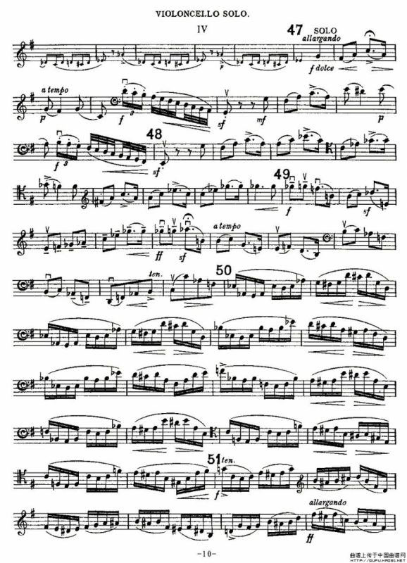 Edward Elgar Concerto e Minor Op85 For Cello（Cel）