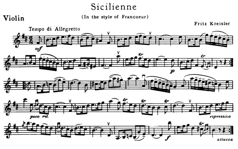 Sicilienne（西西里安舞曲）