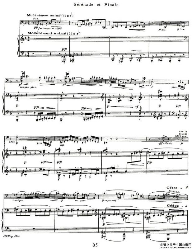 Sonata（大提琴奏鸣曲、大提琴+钢琴）