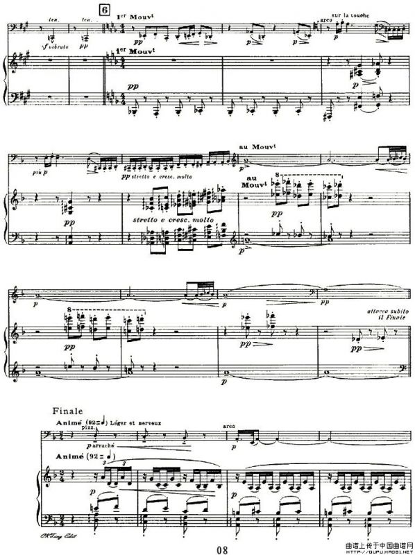 Sonata（大提琴奏鸣曲、大提琴+钢琴）