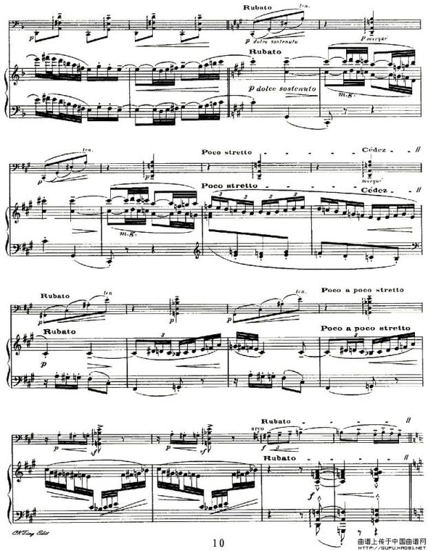 Sonata（大提琴奏鸣曲、大提琴+钢琴）