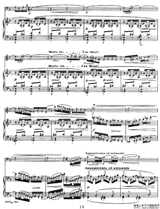 Sonata（大提琴奏鸣曲、大提琴+钢琴）