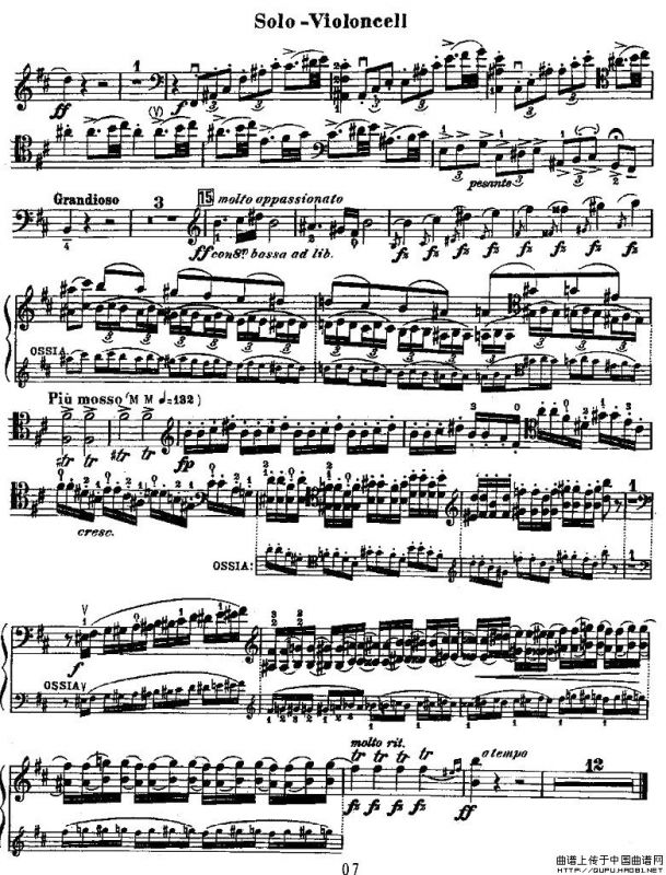 Dvorak - Cello Concerto（德沃夏克-大提琴协奏曲 [大提琴谱]）