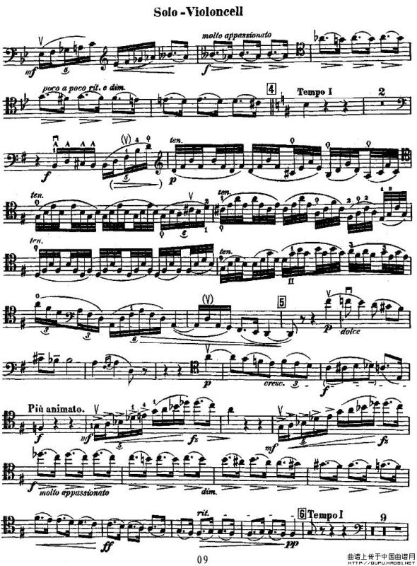 Dvorak - Cello Concerto（德沃夏克-大提琴协奏曲 [大提琴谱]）