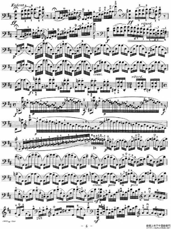 J. Haydn Concerto in D Major（海顿D大调大提琴协奏曲 [大提琴谱]）