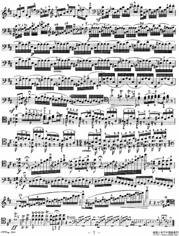 J. Haydn Concerto in D Major（海顿D大调大提琴协奏曲 [大提琴谱]）