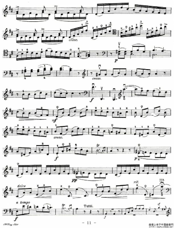 J. Haydn Concerto in D Major（海顿D大调大提琴协奏曲 [大提琴谱]）