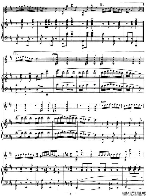 花儿为什么这样红（小提琴+钢琴）