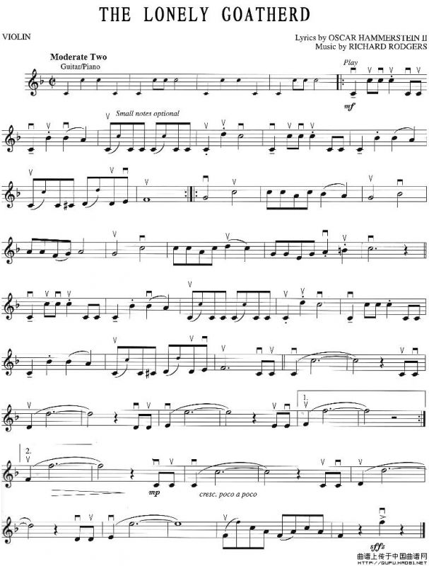 THE LONELY GOATHERD（孤独的牧羊人）