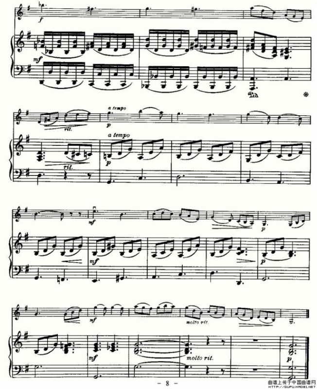 里丁格（Oskar_Rieding)b小调小提琴协奏）