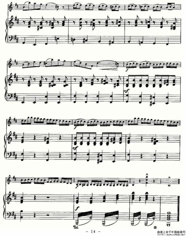 里丁格（Oskar_Rieding)b小调小提琴协奏）